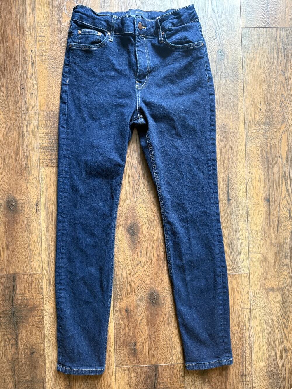 Boden Dark Wash Skinny Jeans Size 8R Stretch Denim